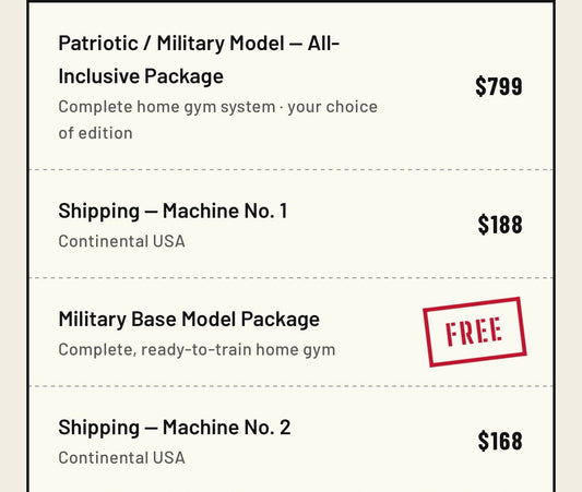 Anniversary BOGO: Buy All Inclusive ($799), Get One Free Military Base Model (USA only)
