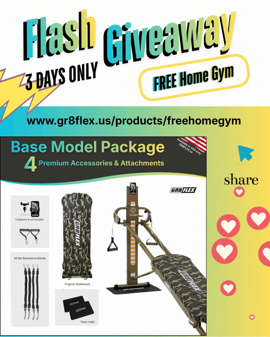 Flash Giveaway: Claim Your FREE GR8FLEX Home Gym (Military Base Model)