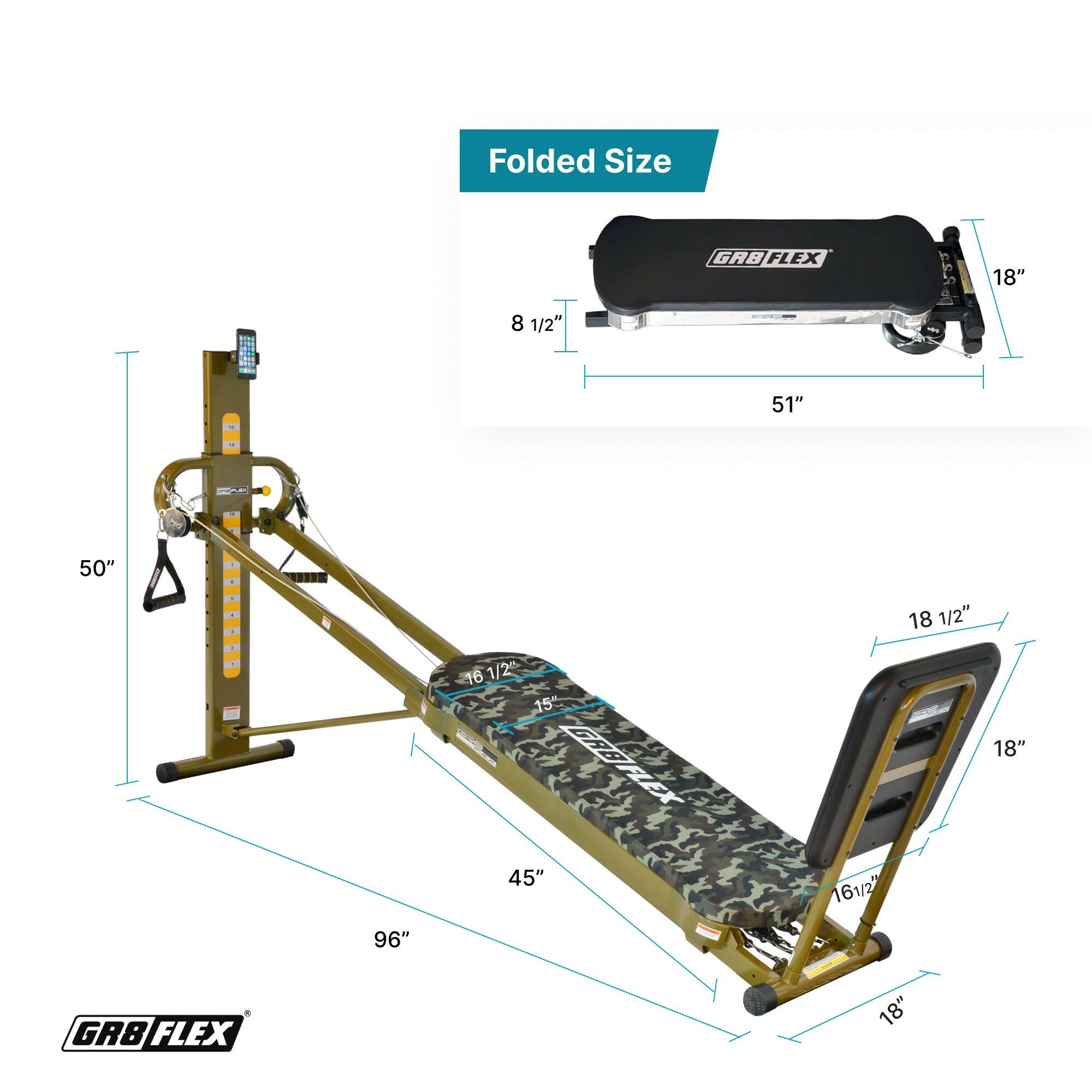 GR8FLEX Total Performance Gym | Military Model