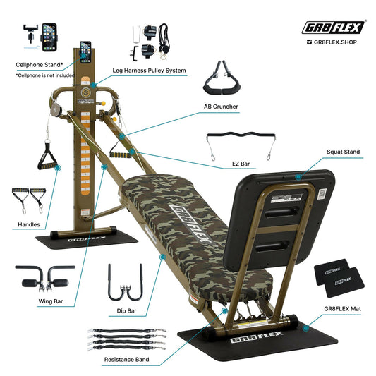 GR8FLEX Total Performance Gym – Militär
