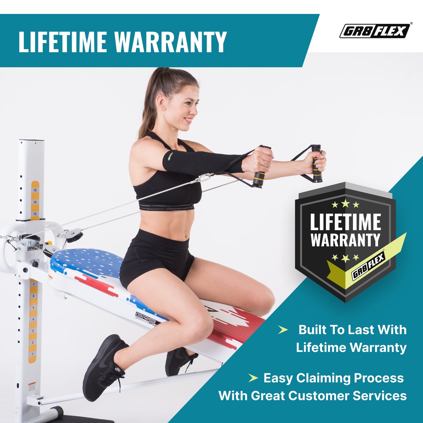 [SALE] GR8FLEX Total Performance Gym - Patriotic (Final Sale)