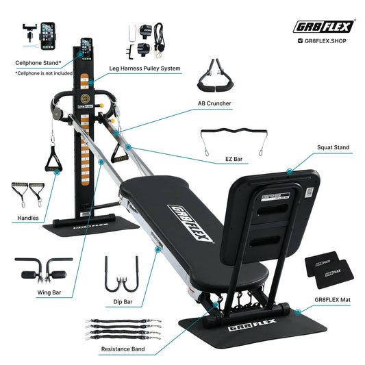 GR8FLEX Total Performance Gym – Kohlefaser schwarz